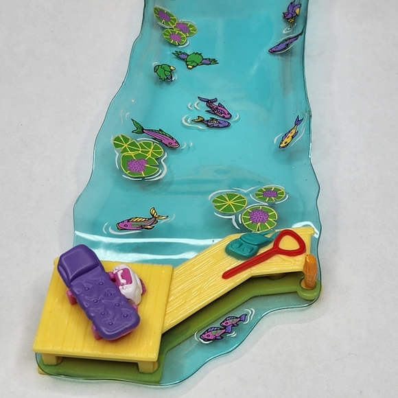 Complete 1998 Polly Pocket Canoe Fun Vintage Bluebird - Picture 3 of 8